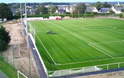 Terrain de Football en Gazon Synthétique